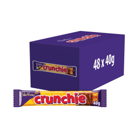 Cadbury Crunchie Chocolate Bar 40g 48 Pack 481563 F
