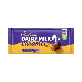 Cadbury Dairy Milk Chocolate Caramel Bar 120g 829268 F