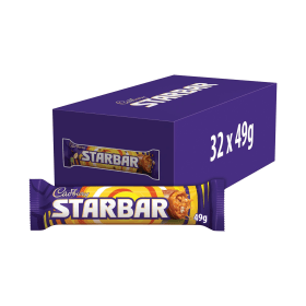 Cadbury Starbar Chocolate Bar 49g 32 Pack 830438 F