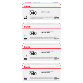 Canon 040 Multipack Full Set of 4 Toner Cartridges Original