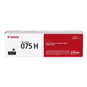 Canon 075H Black High Capacity Toner Cartridge 6369C002 Original