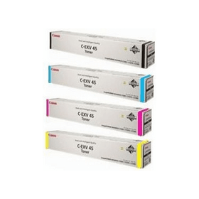 Canon C EXV45 Multipack Full Set of 4 Toner Cartridges Original