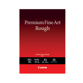 Canon FA RG1 A3 Premium Fine Art Rough Matte Photo Paper 320gsm 25 Sheets