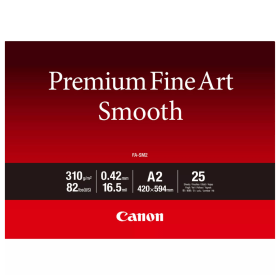 Canon FA SM2 A2 Fine Art Smooth Matte Photo Paper 310gsm 25 Sheets