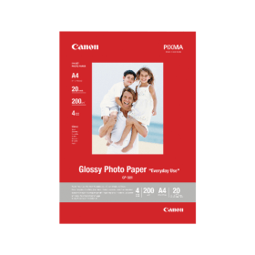 Canon Glossy Photo Paper A4 200gsm 20 Sheets 0775B082