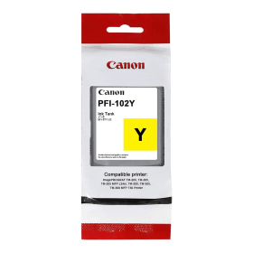 Canon PFI 102Y Yellow Ink Cartridge 0898B001 B Grade