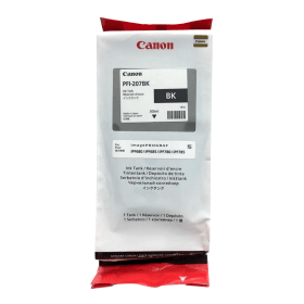 Canon PFI 207BK Black High Capacity Ink Cartridge 8789B001 Original