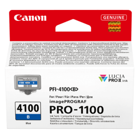 Canon PFI 4100B Blue Ink Cartridge 6786C001 Original