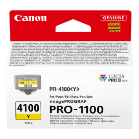 Canon PFI 4100Y Yellow Ink Cartridge 6780C001 Original