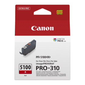 Canon PFI 5100R Red Ink Cartridge 6958C001 Original