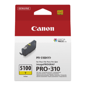 Canon PFI 5100Y Yellow Ink Cartridge 6955C001 Original