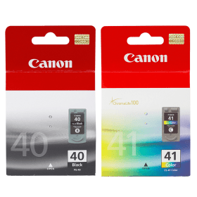 Canon PG 40 CL 41 Multipack Full Set of 2 Ink Cartridges 0615B036 Original