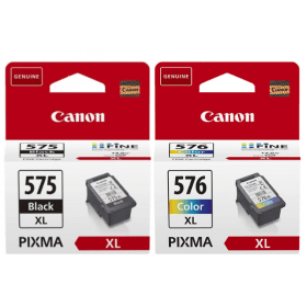 Canon PG 575XL CL 576XL High Capacity Multipack Full Set of 2 Ink Cartridges Original