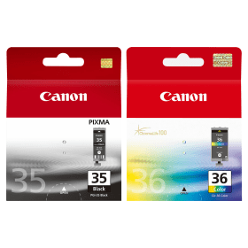 Canon PGI 35 CLI 36 Multipack Full Set of 2 Ink Cartridges Original