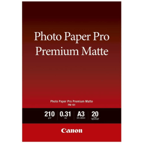 Canon PM 101 A3 White Premium Matte Photo Paper 210gsm x 20 Sheets