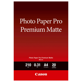 Canon PM 101 A4 Pro Premium Glossy Photo Paper 210gsm 20 Sheets