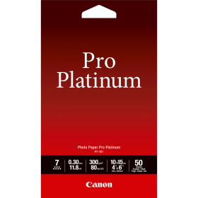 Canon PT 101 10cmx15cm Pro Platinum Glossy Photo Paper 300gsm 20 sheets