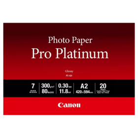 Canon PT 101 A2 Pro Platinum Glossy Photo Paper 300gsm 20 Sheets