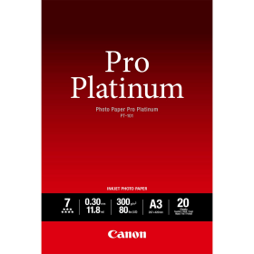 Canon PT 101 A3 Pro Platinum Glossy Photo Paper 300gsm 20 sheets
