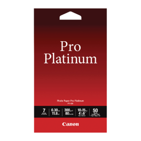 Canon Pro Platinum Photo Paper 4 x 6 Inch 50 Sheets 2768B014
