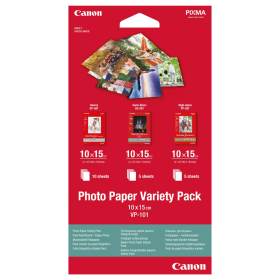Canon VP 101 10cmx15cm Photo Paper Variety Pack 20 sheets