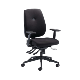 Cappela Agility High Back Posture Chair 400x800x600mm Black KF73885 411306 F