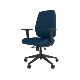 Cappela Agility High Back Posture Chair 400x800x600mm Blue KF73886 411305 F