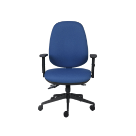 Cappela Rise High Back Posture Chair 652mm x 545mm x 820mm Blue 143182 F
