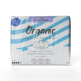 Care Protect Sustainable Ultra Night Pads 12x10 Pads 120 Pack 6491 TSL00132 F