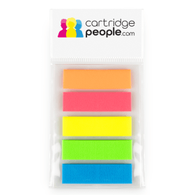 Cartridge People Index Page Markers 45x12mm Assorted 125 Pack 47016 CP