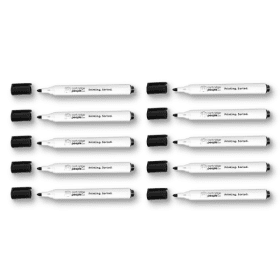 Cartridge People Permanent Marker Bullet Tip Black 10 Pack