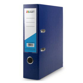 Cartridge People Plastic Lever Arch File A4 80mm Blue 10 Pack 47917 CP