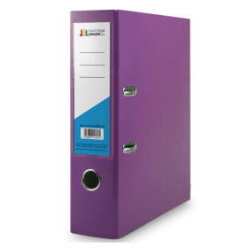 Cartridge People Plastic Lever Arch File A4 80mm Purple 10 Pack 47919 CP