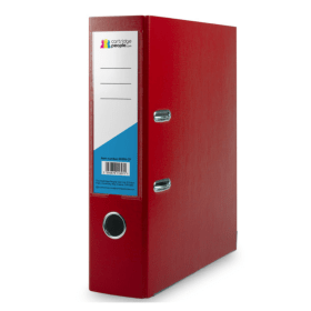 Cartridge People Plastic Lever Arch File A4 80mm Red 10 Pack 47920 CP