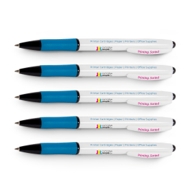 Cartridge People Retractable Pen Black 5 Pack