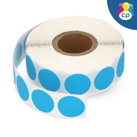 Cartridge People Self Adhesive Round Labels 18mm Blue 1000 Pack 47090 CP