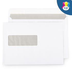 Cartridge People Self Seal C5 Window Envelope 80gsm White 500 Pack 47121 CP