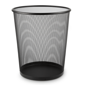 Cartridge People Waste Paper Bin Mesh 23L Black 47040 CP