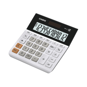 Casio 12 Digit Landscape Basic Function Calculator White 447618 F