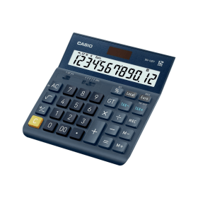Casio DH 12ET 12 Digit Desktop Calculator Black 607176 F