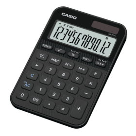 Casio MS 20YC Mini Desk Calculator Black VS62125 F