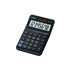 Casio MS 8F 8 Digit Mini Desk Calculator Black 791942 F