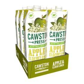 Cawston Press Apple and Elderflower Juice 1000ml 6 Pack LTRS103 910268 F