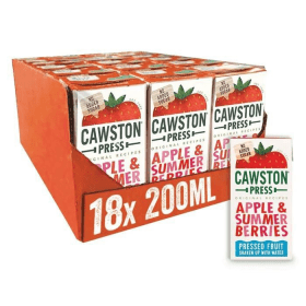 Cawston Press Apple and Summer Berries Juice 200ml 18 Pack 910263 F
