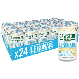 Cawston Press Cloudy Lemonade Fizzy Drink 330ml 24 Pack 910261 F