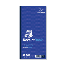 Challenge Carbonless Duplicate Book Receipt 200 Set 141mm x 280 446715 F