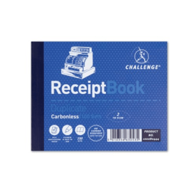 Challenge Duplicate Receipt Book 100 Sets 105mm x 130mm 5 Pack 138330 F