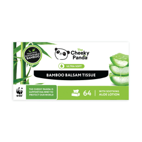 Cheeky Panda Bamboo Balsam Tissues 64 Wipes 12 Pack 859028 F