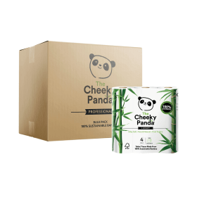 Cheeky Panda Bamboo Toilet Roll 200 Sheets 3 Ply 24 Pack 610240 F