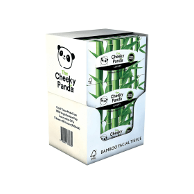 Cheeky Panda Facial Tissues Box 80 Sheets 12 Pack 610243 F